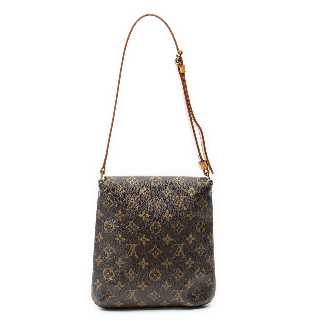 Shoulder Bag Musette Salsa Brown Monogram Canvas