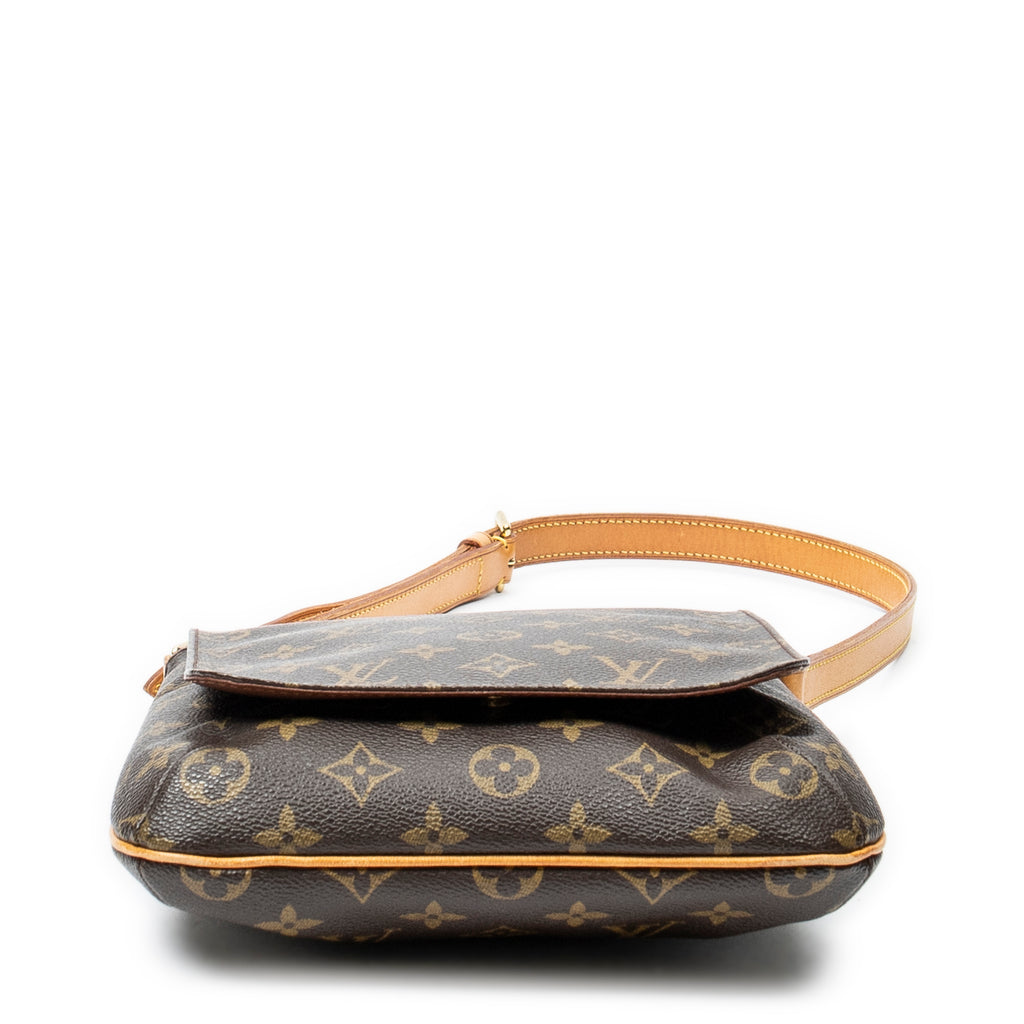 Shoulder Bag Musette Salsa Brown Monogram Canvas