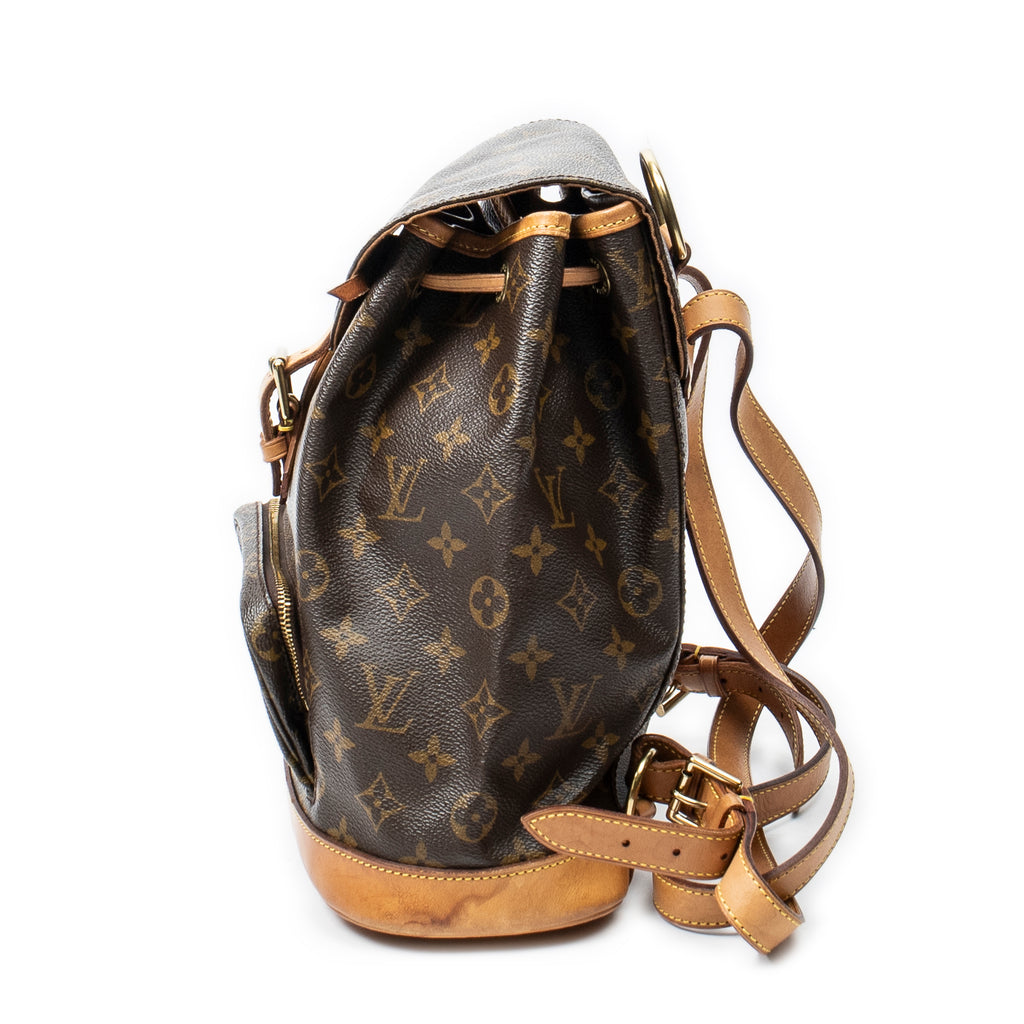 Backpack Montsouris MM Brown Monogram Canvas
