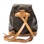 Backpack Montsouris MM Brown Monogram Canvas