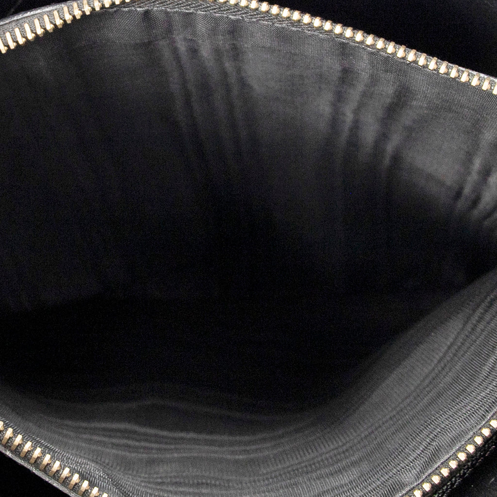 Shoulder Bag Vintage Shoulder Hobo Black Macadam Coated Canvas
