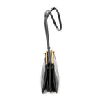 Shoulder Bag Small Trio Crossbody Black Calfskin Leather