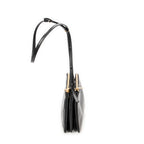 Shoulder Bag Small Trio Crossbody Black Calfskin Leather