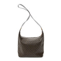 Shoulder Bag Vintage Shoulder Zip Hobo Black Macadam Coated Canvas