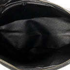 Shoulder Bag Vintage Shoulder Zip Hobo Black Macadam Coated Canvas