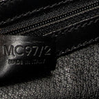Shoulder Bag Vintage Shoulder Zip Hobo Black Macadam Coated Canvas
