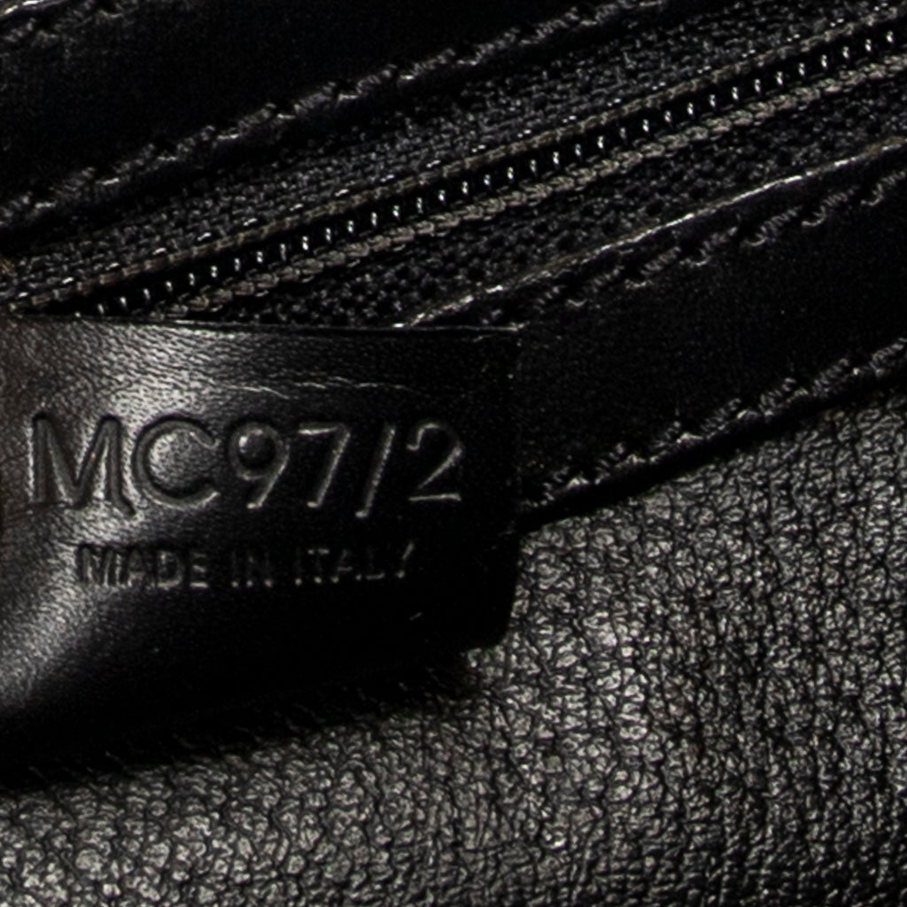 Shoulder Bag Vintage Shoulder Zip Hobo Black Macadam Coated Canvas