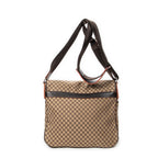 Shoulder Bag Large Flap Messenger Beige Macadam Canvas