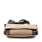 Shoulder Bag Large Flap Messenger Beige Macadam Canvas