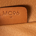 Pouch Top Handle Toiletry Pouch Brown Macadam Coated Canvas