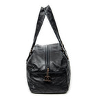 Shoulder Bag Cloudy Bundle Bowler Black Quilted Lambskin Leather