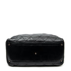 Shoulder Bag Cloudy Bundle Bowler Black Quilted Lambskin Leather
