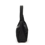 Handbag Vintage Mini Zip Hobo Black Nylon Canvas