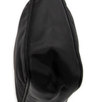 Handbag Vintage Mini Zip Hobo Black Nylon Canvas