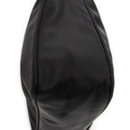 Handbag Vintage Mini Zip Hobo Black Nylon Canvas