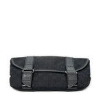Waist Bag Flap Waist Bag Black Monogrammed Canvas