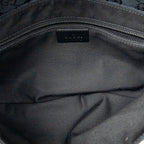 Waist Bag Flap Waist Bag Black Monogrammed Canvas