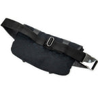 Waist Bag Flap Waist Bag Black Monogrammed Canvas