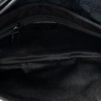Waist Bag Flap Waist Bag Black Monogrammed Canvas