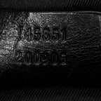 Waist Bag Flap Waist Bag Black Monogrammed Canvas