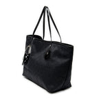 Shoulder Bag Medium Jolie Tote Black Monogrammed Canvas