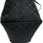 Shoulder Bag Medium Jolie Tote Black Monogrammed Canvas