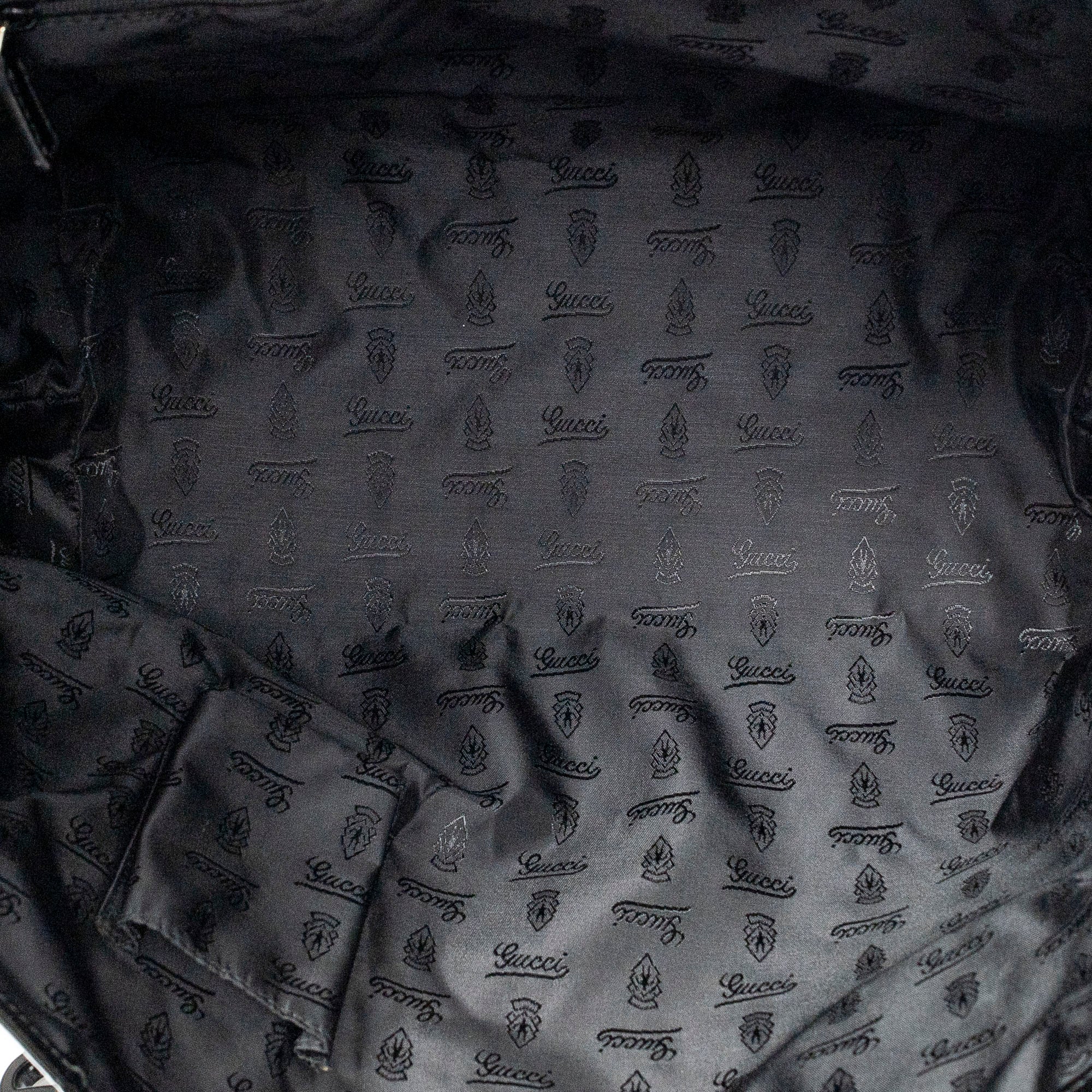 Shoulder Bag Medium Jolie Tote Black Monogrammed Canvas