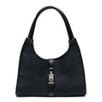 Shoulder Bag Jackie Bardot Tote Black Woven Canvas