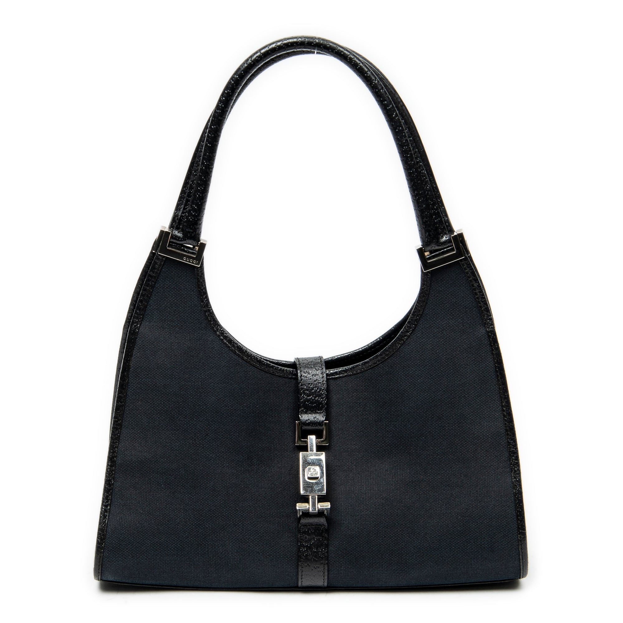 Shoulder Bag Jackie Bardot Tote Black Woven Canvas
