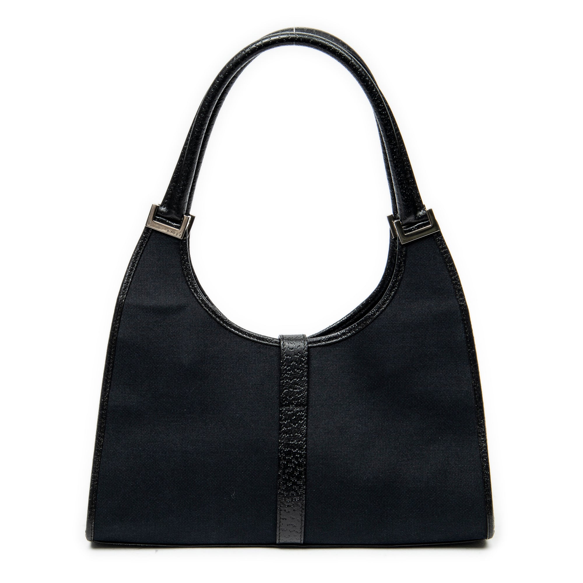 Shoulder Bag Jackie Bardot Tote Black Woven Canvas