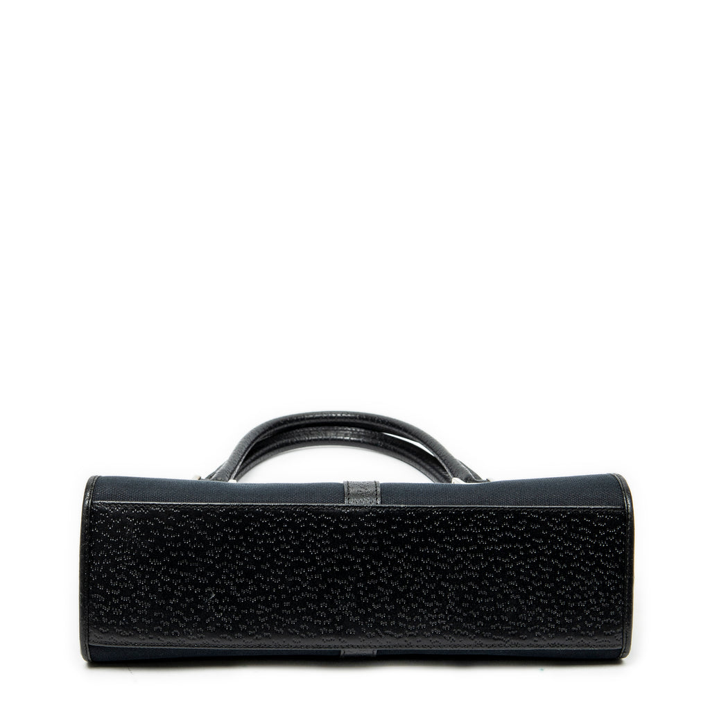 Shoulder Bag Jackie Bardot Tote Black Woven Canvas