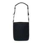 Bolso Hombro Tipo Cubo Lona Monogram Negra