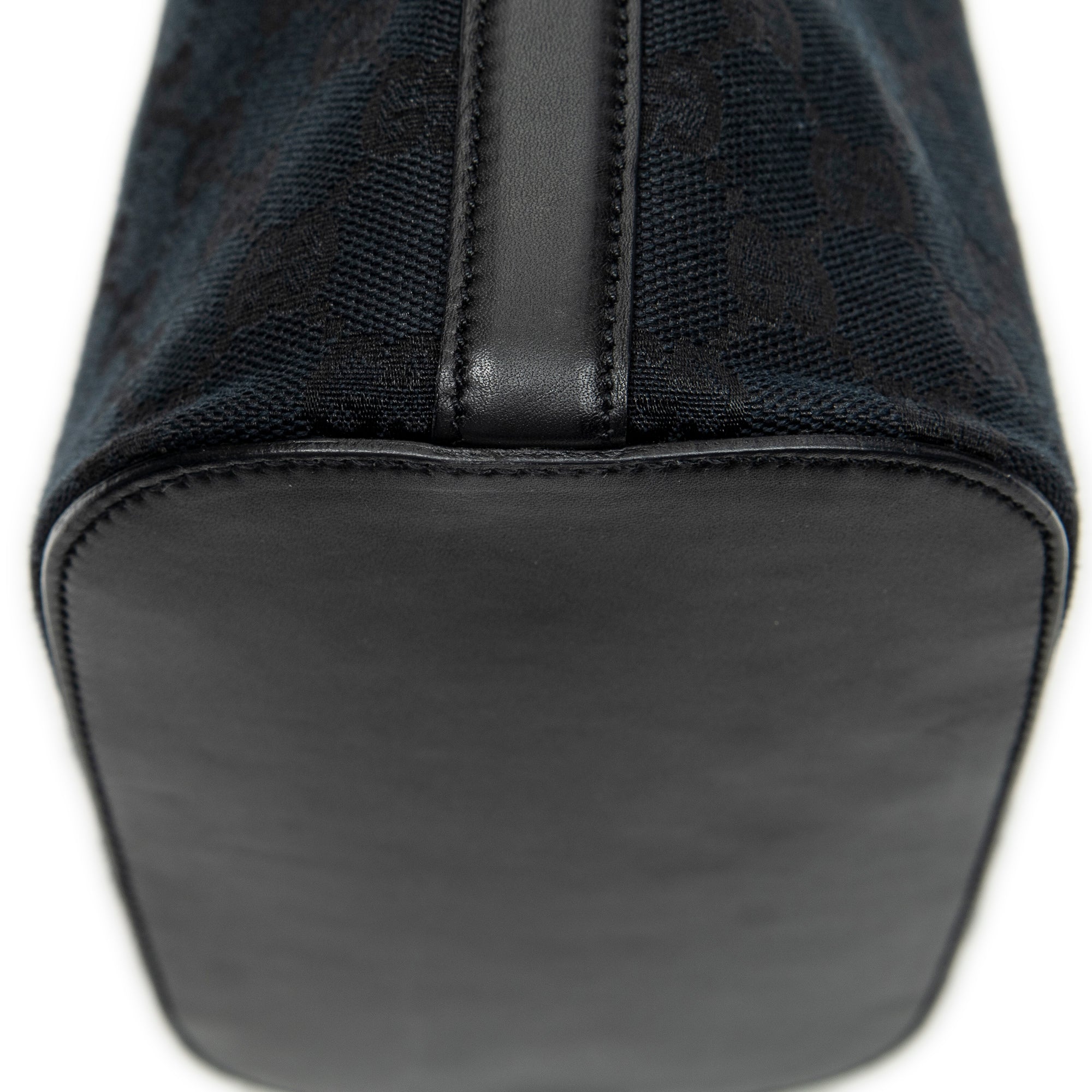 Bolso Hombro Tipo Cubo Lona Monogram Negra