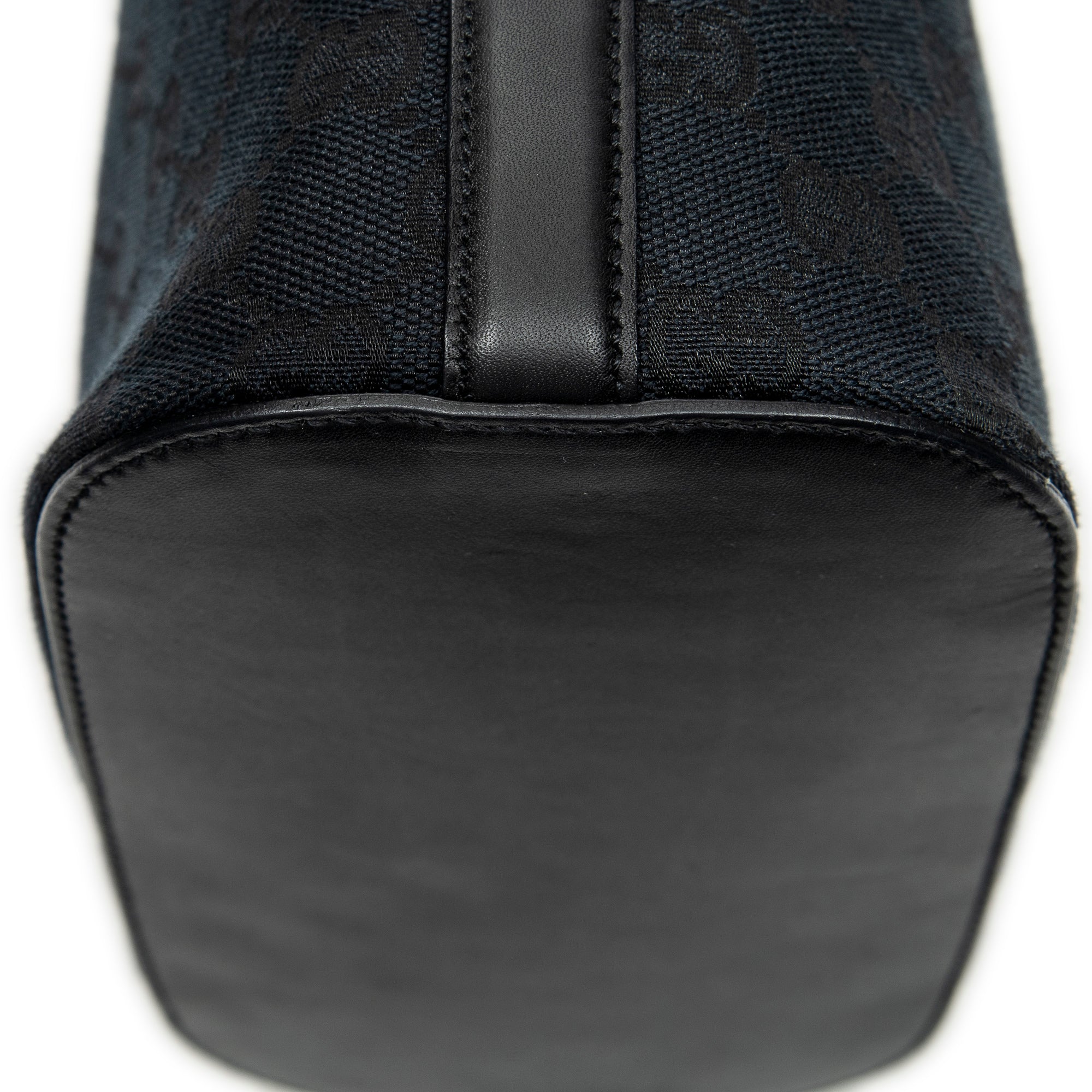 Shoulder Bag Bucket Shoulder Bag Black Monogrammed Canvas