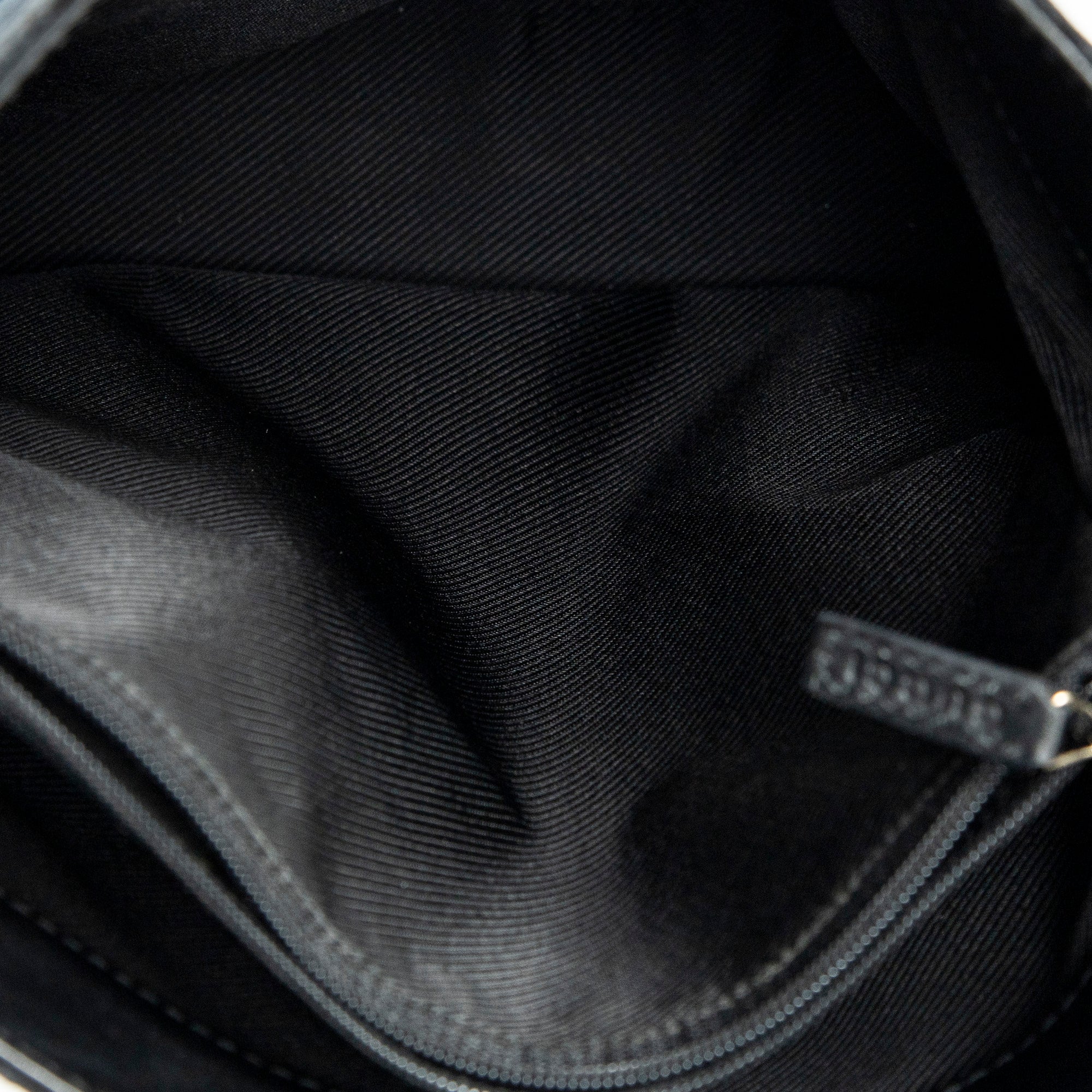 Shoulder Bag Bucket Shoulder Bag Black Monogrammed Canvas