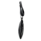 Shoulder Bag Large Square Zip Messenger Black Guccissima Leather