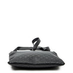 Shoulder Bag Large Square Zip Messenger Black Guccissima Leather