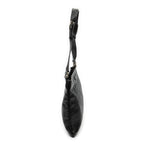 Shoulder Bag Large Square Zip Messenger Black Guccissima Leather