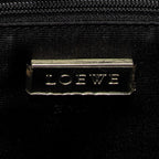 Handbag Anagram Open Tote Dark Brown Calfskin Leather