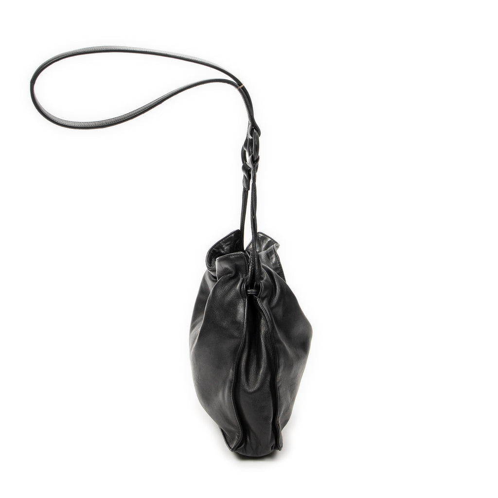 Shoulder Bag Vintage Small Flamenco Black Calfskin Leather