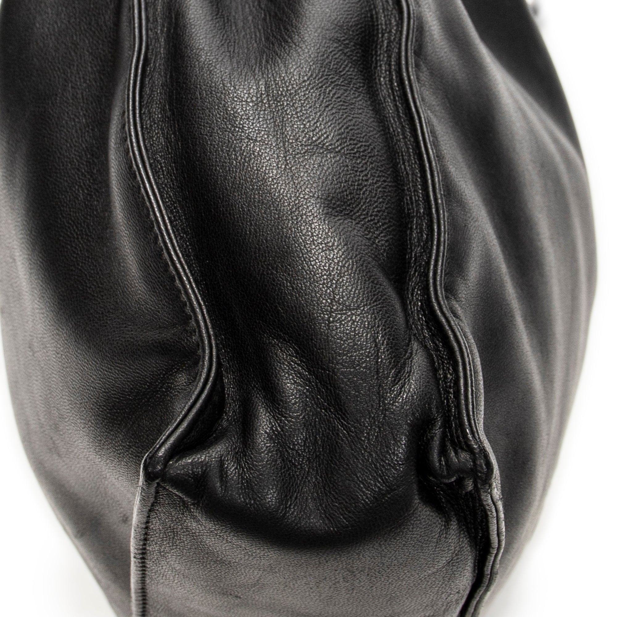 Shoulder Bag Vintage Small Flamenco Black Calfskin Leather