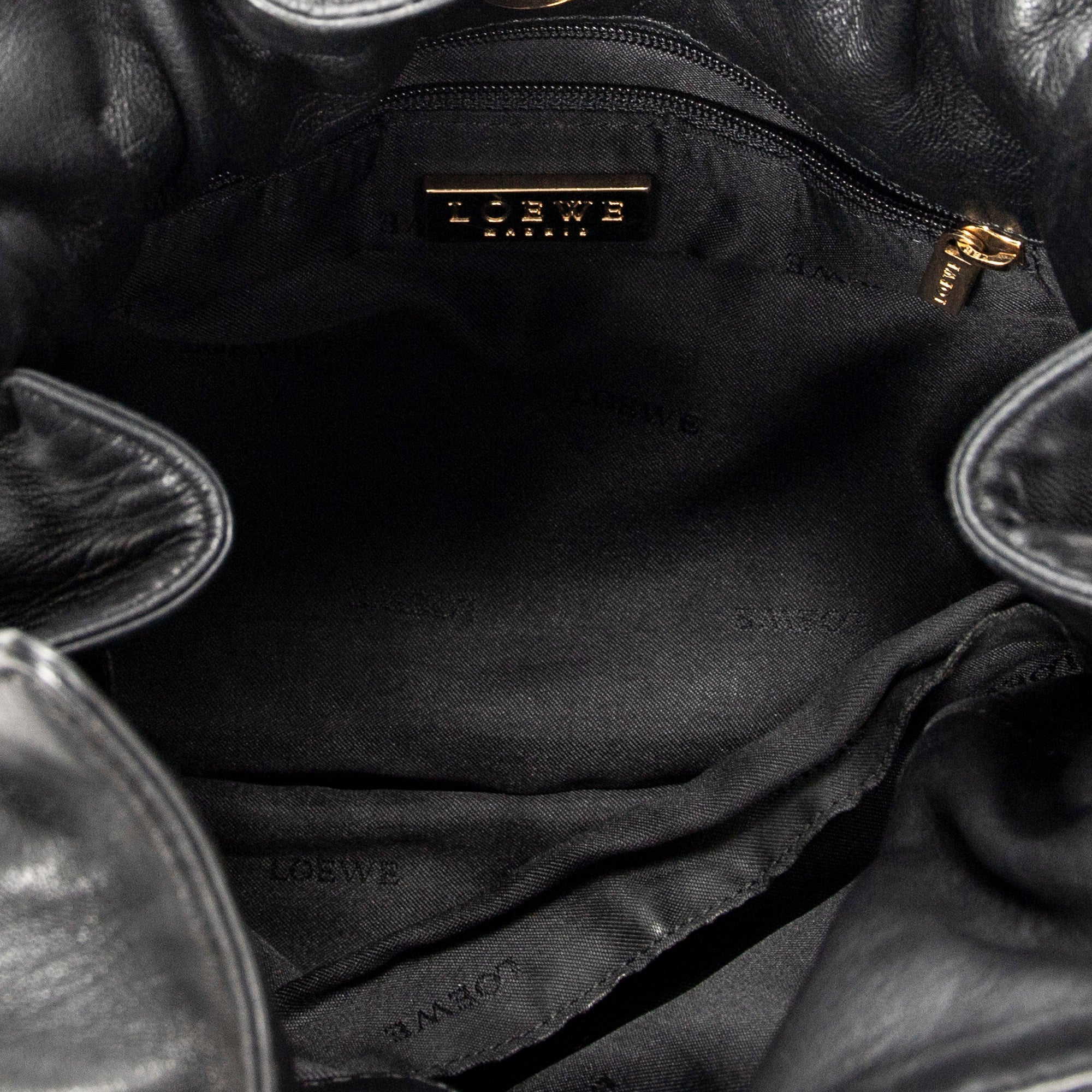 Shoulder Bag Vintage Small Flamenco Black Calfskin Leather