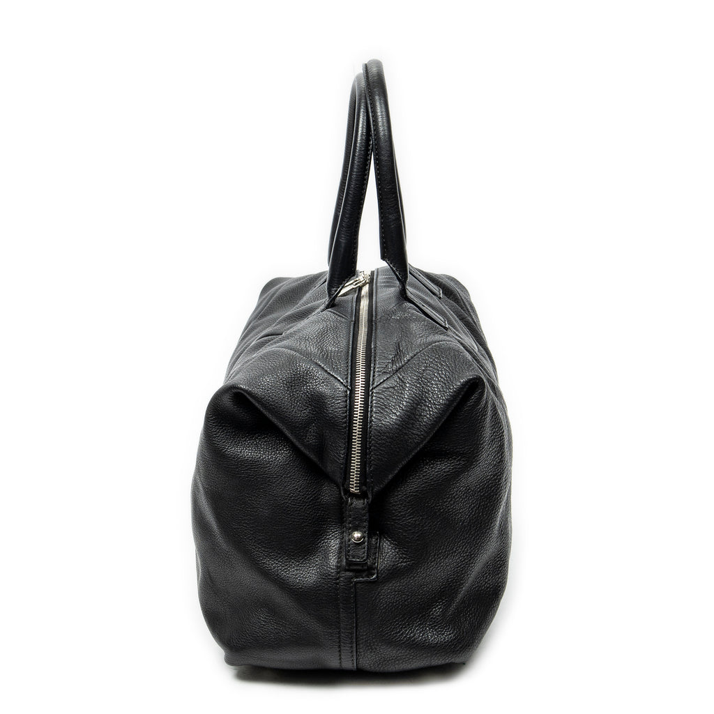 Shoulder Bag Medium Easy Y Black Grained Calfskin Leather
