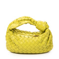 Handbag Mini Jodie Lime Green Intrecciato Leather