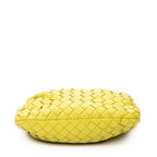Handbag Mini Jodie Lime Green Intrecciato Leather
