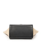 Shoulder Bag Small Trapeze Black Calfskin Leather