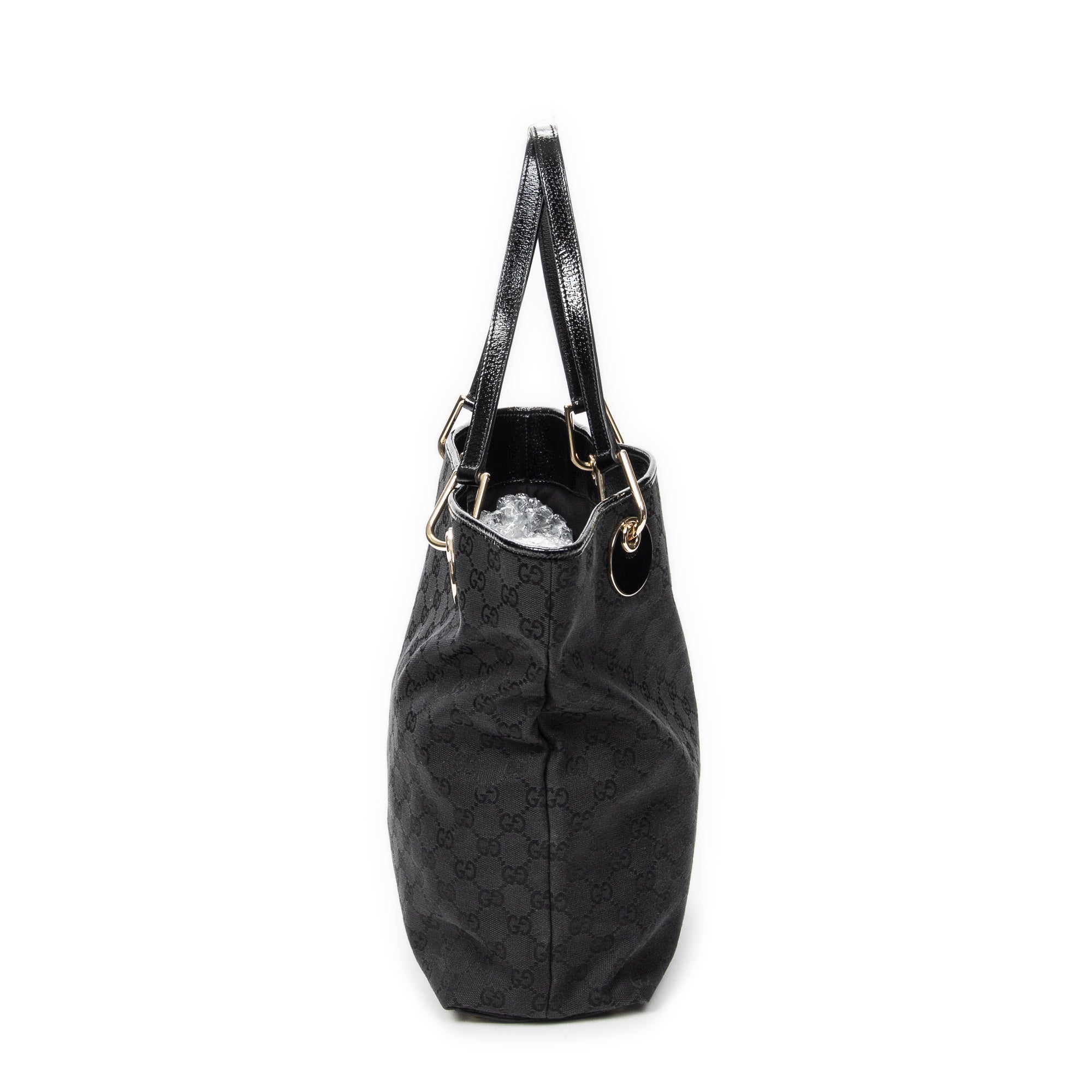 Shoulder Bag Eclipse Tall Tote Black Monogrammed Canvas