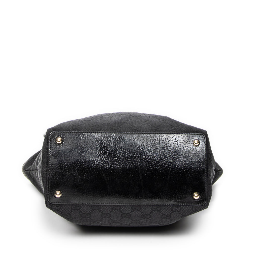 Shoulder Bag Eclipse Tall Tote Black Monogrammed Canvas