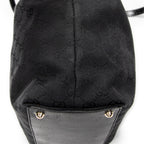Sac bandoulière Eclipse Grand cabas en toile monogrammée noire