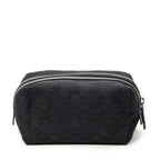 Pouch Mini Cosmetic Pouch Black Monogrammed Canvas